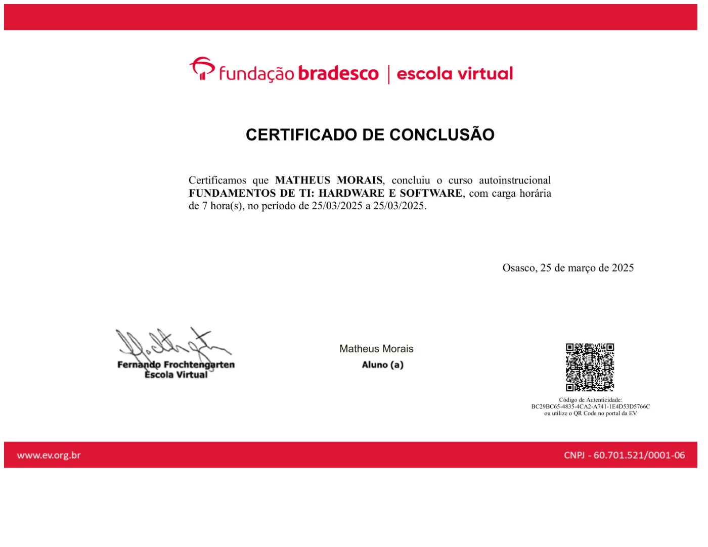 Fundamentos de TI: hardware e software